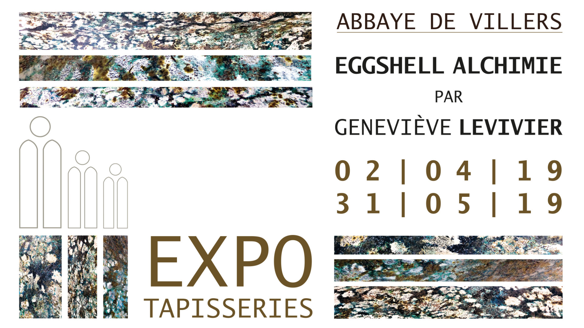 Eggshell Alchimie - Expo de tapisseries contemporaines de Geneviève Levivier