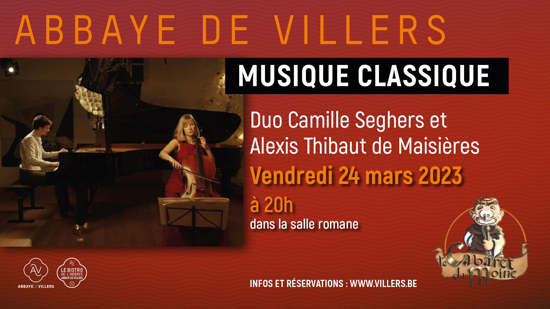 Duo classique Camille Seghers et Alexis Thibaut de Maisières