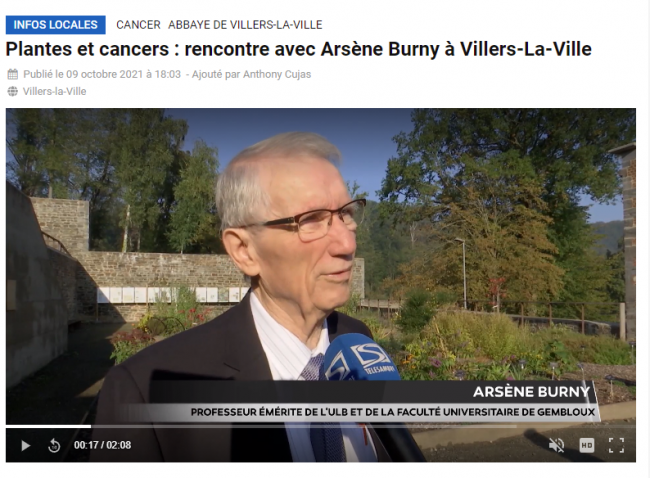 Plantes et cancers : rencontre avec Arsène Burny à Villers-la-Ville